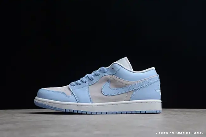 Official Maikesneakers DC0774-050 Jordan University Low 1 (W) Blue 0520